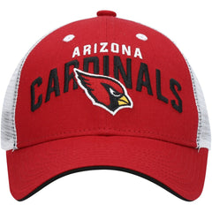 Arizona Cardinals Youth Core Lockup Adjustable Hat - Cardinal/White - NFL