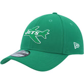 New York Jets New Era Plane The League 9FORTY Adjustable Hat - Kelly Green - NFL