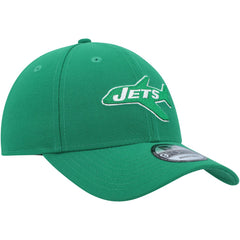 New York Jets New Era Plane The League 9FORTY Adjustable Hat - Kelly Green - NFL