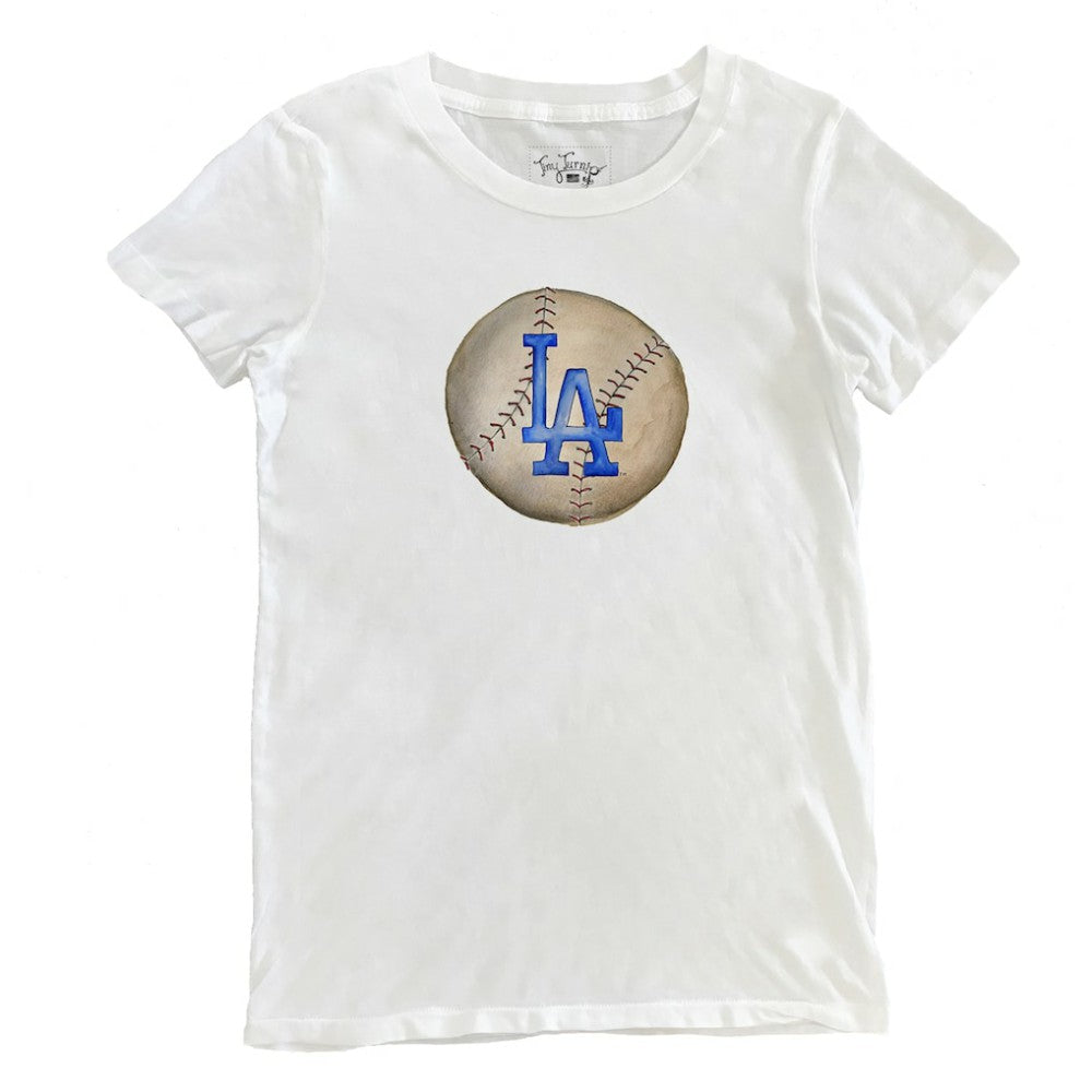 Los Angeles Dodgers Tiny Turnip Women's Stitched Baseball T-Shirt Outlet