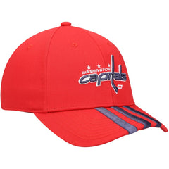 Washington Capitals adidas Locker Room Three Stripe Adjustable Hat - Red | Adidas sale