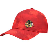 Chicago Blackhawks adidas Women's Camo Slouch Adjustable Hat - Red | Adidas on sale