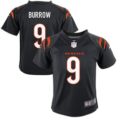 Joe Burrow Cincinnati Bengals Preschool Game Jersey - Black - Nike