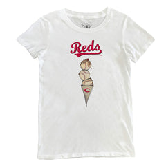 Cincinnati Reds Tiny Turnip Women's Triple Scoop T-Shirt Sale