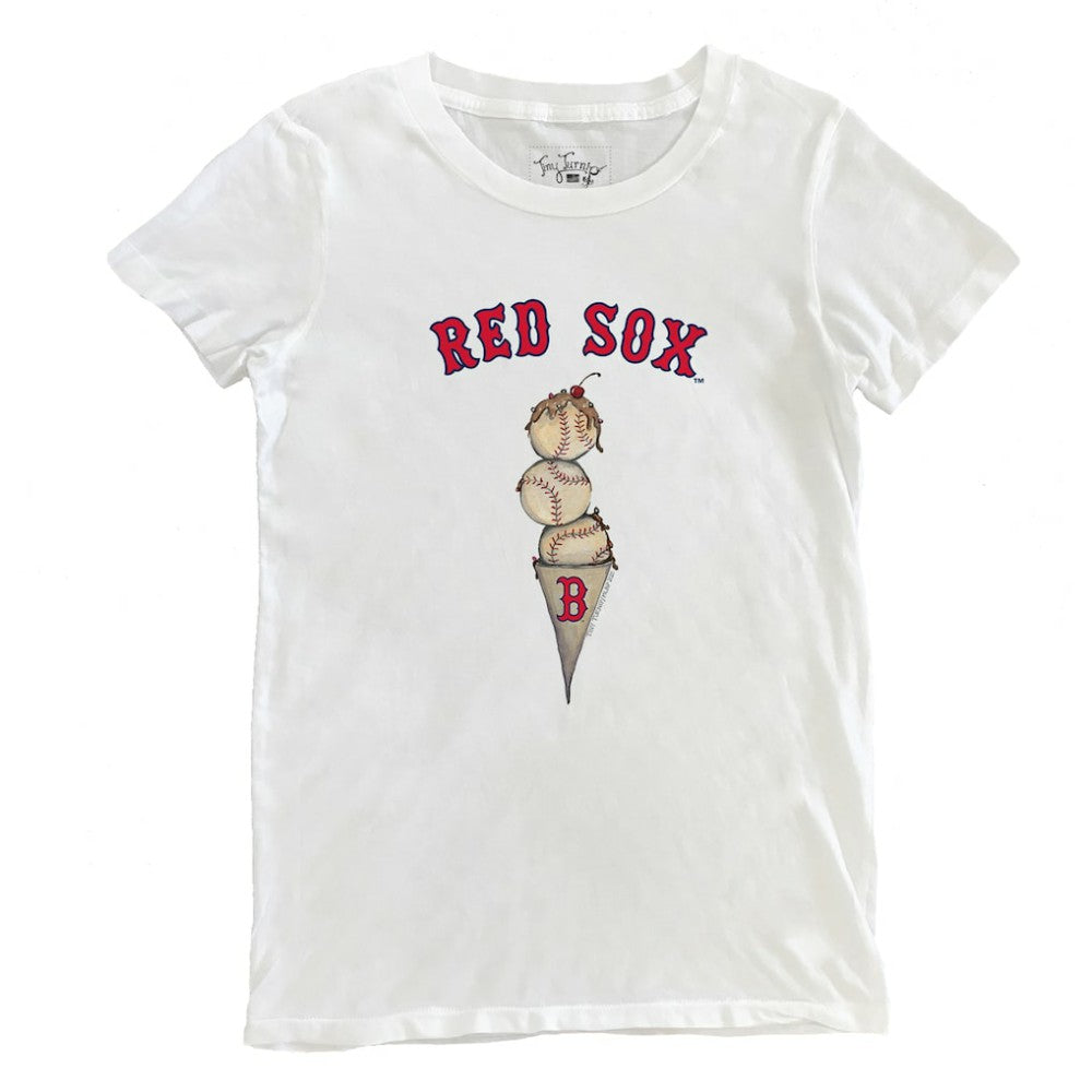 Boston Red Sox Tiny Turnip Women's Triple Scoop T-Shirt for sale