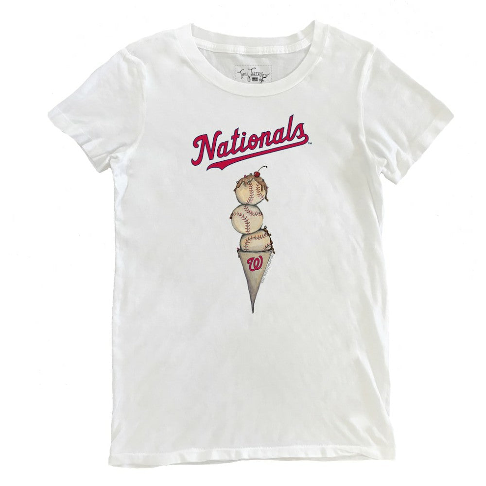 Washington Nationals Tiny Turnip Women's Triple Scoop T-Shirt Near Me