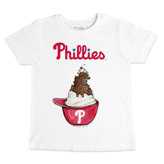 Philadelphia Phillies Tiny Turnip Youth Sundae Helmet T-Shirt Discount