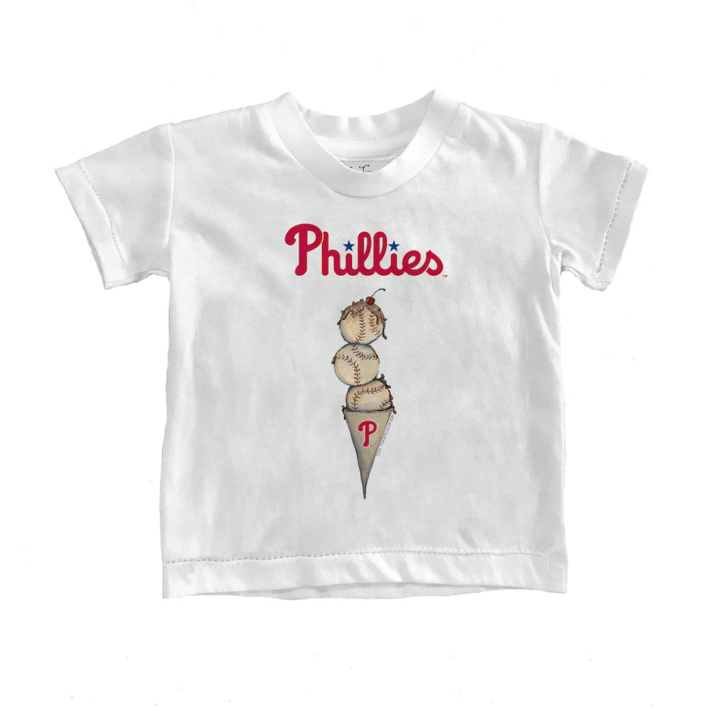 Philadelphia Phillies Tiny Turnip Youth Triple Scoop T-Shirt Near Me
