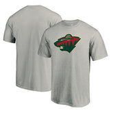 Minnesota Wild Primary Logo T-Shirt - Heather Gray | NHL near me