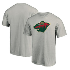 Minnesota Wild Primary Logo T-Shirt - Heather Gray | NHL near me