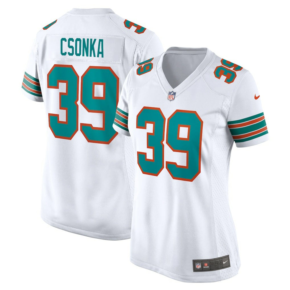 Larry Csonka Miami Dolphins Retired Player Jersey - White - Nike