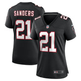Deion Sanders Atlanta Falcons Women's Alternate Retired Player Game Jersey - Black - Nike