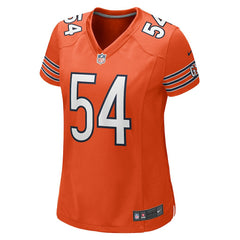 Brian Urlacher Chicago Bears Women's Retired Player Jersey - Orange - Nike