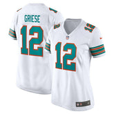 Bob Griese Miami Dolphins Women's Retired Player Jersey - White - Nike