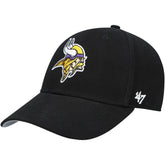 Minnesota Vikings '47 Youth Secondary MVP Adjustable Hat - Black - 47 brand