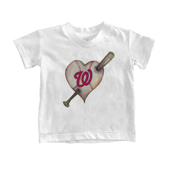 Washington Nationals Tiny Turnip Youth Heart Bat T-Shirt Discount