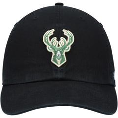 47 brand Milwaukee Bucks '47 Core Logo Clean Up Adjustable Hat Black