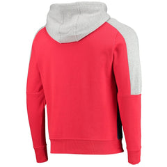 Washington Capitals Starter Playoffs Color Block Full-Zip Hoodie - Red/Navy | NHL Lifestyle