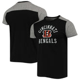 Cincinnati Bengals Majestic Threads Field Goal Slub T-Shirt - Black/Gray - NFL