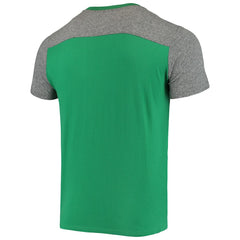 New York Jets Majestic Threads Gridiron Classics Field Goal Slub T-Shirt - Kelly Green/Heathered Gray - NFL