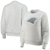 Carolina Panthers Touch Women's Milestone Tracker Pullover Sweatshirt - White - NFL