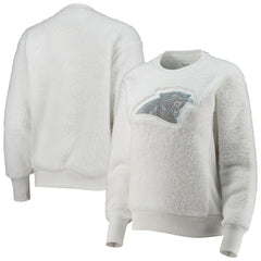 Carolina Panthers Touch Women's Milestone Tracker Pullover Sweatshirt - White - NFL