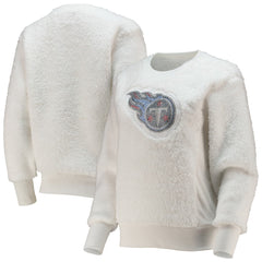 Tennessee Titans Touch Women's Milestone Tracker Pullover Sweatshirt - White - NFL