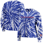 Montreal Canadiens WEAR by Erin Andrews Women's Tie-Dye Long Sleeve T-Shirt - Navy | NHL discount