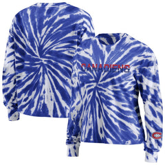 Montreal Canadiens WEAR by Erin Andrews Women's Tie-Dye Long Sleeve T-Shirt - Navy | NHL discount