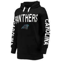 Carolina Panthers G-III 4Her by Carl Banks Women's Extra Point Pullover Hoodie - Black - NFL