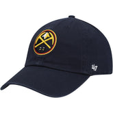 47 brand Denver Nuggets '47 Core Logo Clean Up Adjustable Hat Navy