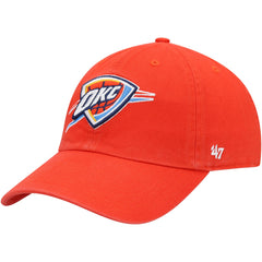 47 brand Oklahoma City Thunder '47 Core Logo Clean Up Adjustable Hat Orange