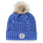 47 brand Dallas Mavericks '47 Women's Meeko Cuffed Knit Hat with Pom Blue