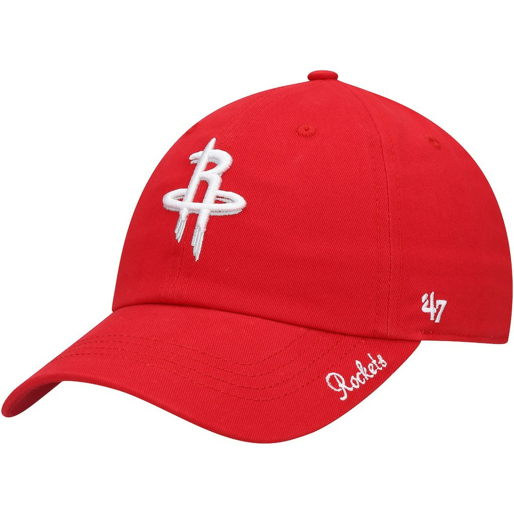 47 brand Houston Rockets '47 Women's Miata Clean Up Logo Adjustable Hat Red