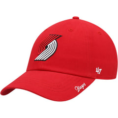 47 brand Portland Trail Blazers '47 Women's Miata Clean Up Logo Adjustable Hat Red