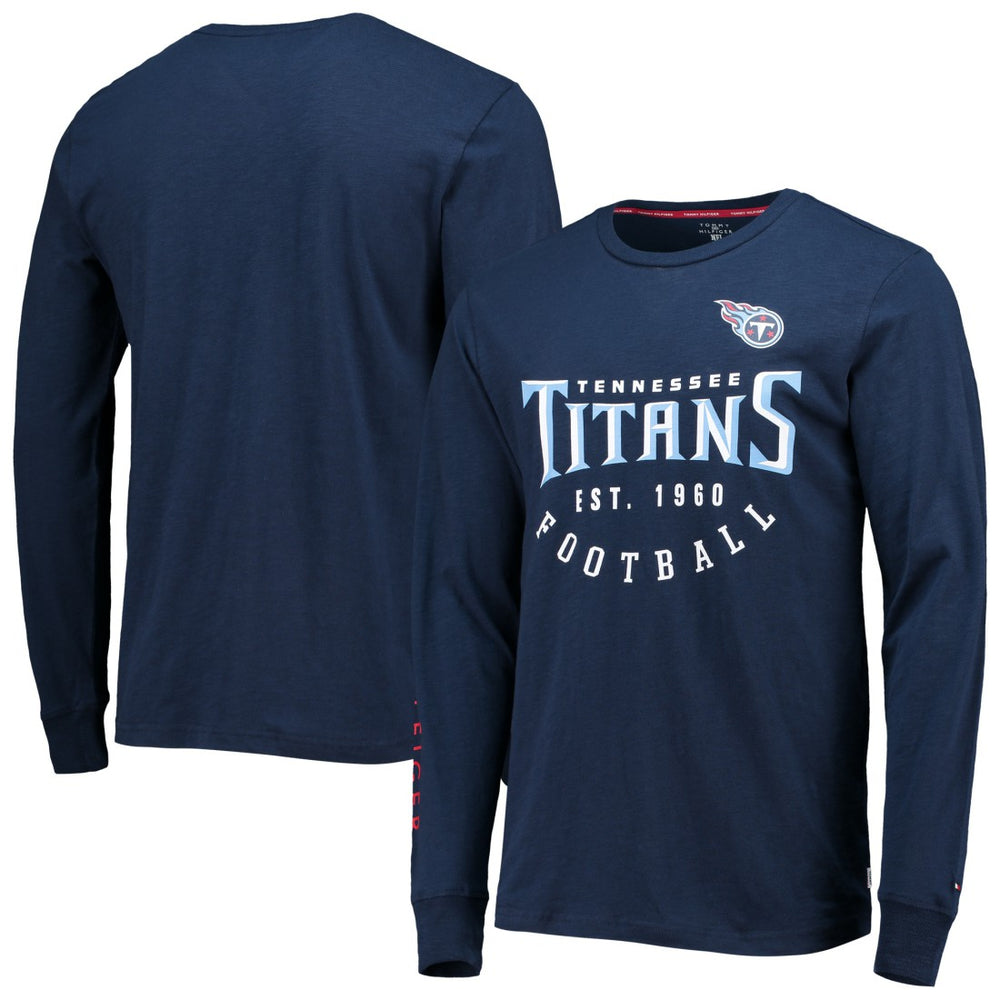 Tennessee Titans Tommy Hilfiger Peter Long Sleeve T-Shirt - Navy - NFL