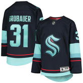 Philipp Grubauer Seattle Kraken Youth Home Premier Player Jersey - Deep Sea Blue | NHL on sale