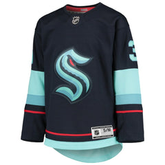 Philipp Grubauer Seattle Kraken Youth Home Premier Player Jersey - Deep Sea Blue | NHL on sale