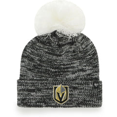 Vegas Golden Knights '47 Women's Triple Cross Cuffed Knit Hat with Pom - Gray | 47 brand on sale