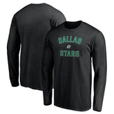 Dallas Stars Victory Arch Long Sleeve T-Shirt - Black | NHL Lifestyle