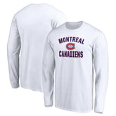Montreal Canadiens Victory Arch Long Sleeve T-Shirt - White | NHL on sale