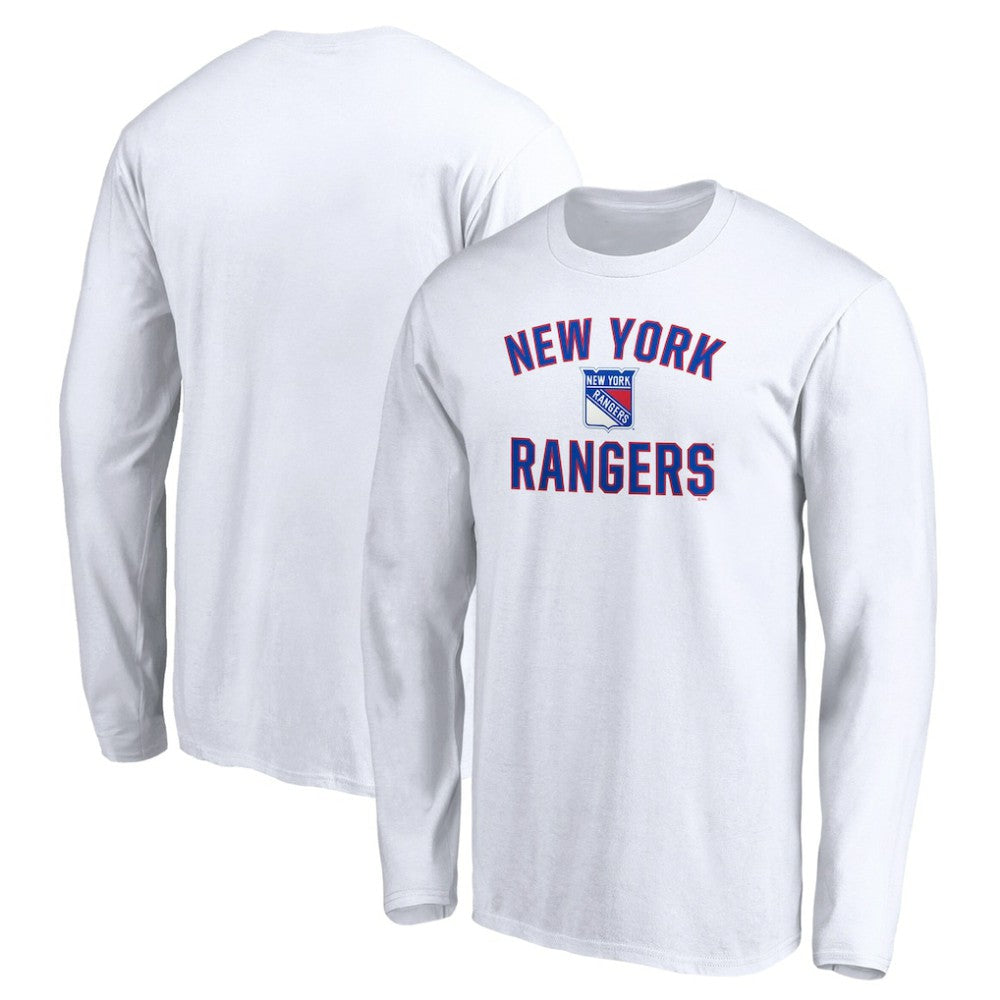 New York Rangers Victory Arch Long Sleeve T-Shirt - White | NHL on sale
