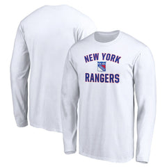 New York Rangers Victory Arch Long Sleeve T-Shirt - White | NHL on sale