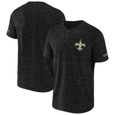 New Orleans Saints NFL x Darius Rucker Collection Slub Henley T-Shirt - Black - Fanatics