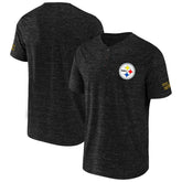 Pittsburgh Steelers NFL x Darius Rucker Collection Slub Henley T-Shirt - Black - Fanatics