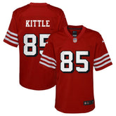 George Kittle San Francisco 49ers Youth Game Jersey - Scarlet - Nike