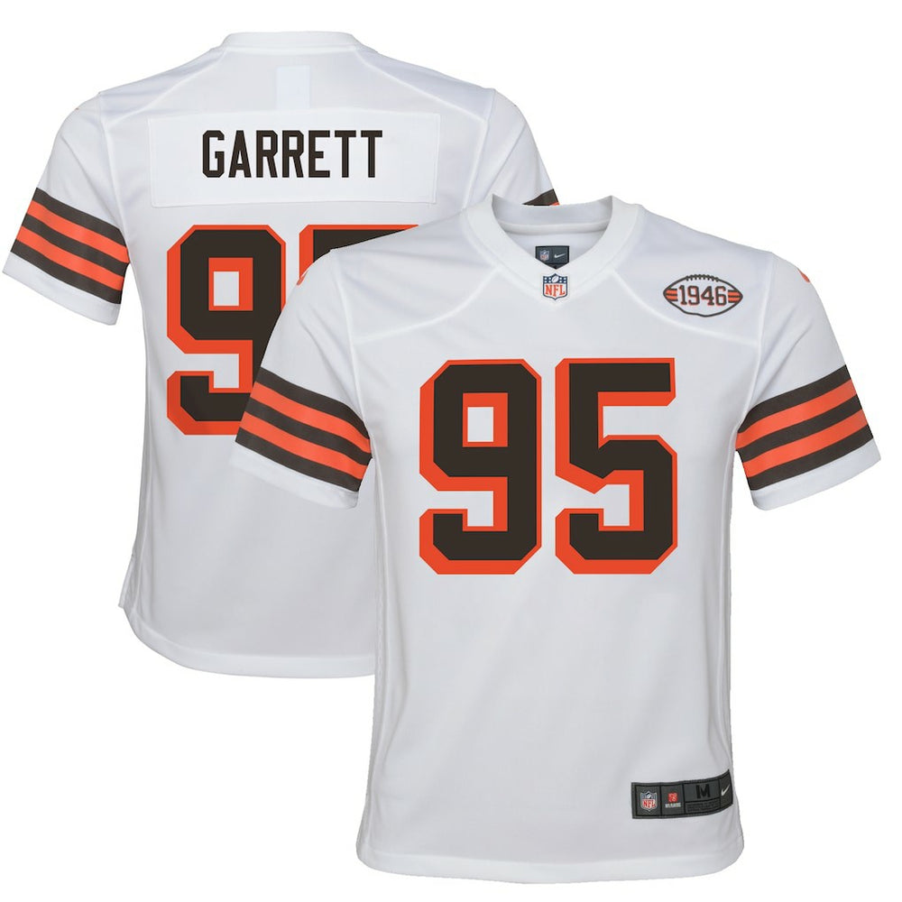 Myles Garrett Cleveland Browns Youth Game Jersey - White - Nike