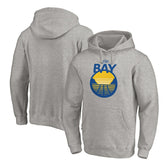 Golden State Warriors The Bay Logo Pullover Hoodie Heathered Gray