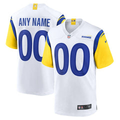 Los Angeles Rams Alternate Custom Jersey - White - Nike