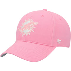 Miami Dolphins '47 Girls Youth Rose MVP Adjustable Hat - Pink - 47 brand
